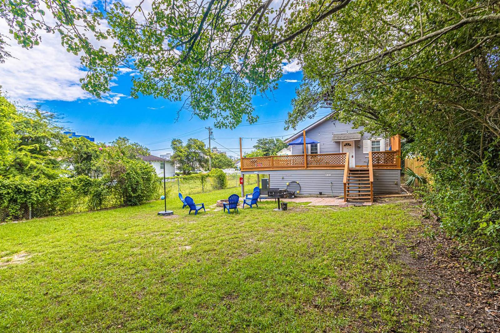 Gorgeous Centrally Located Ocean View 2 King, Huge Private Yard & Deck, Firepit, Bbq, & Game Tables Myrtle Beach Luaran gambar