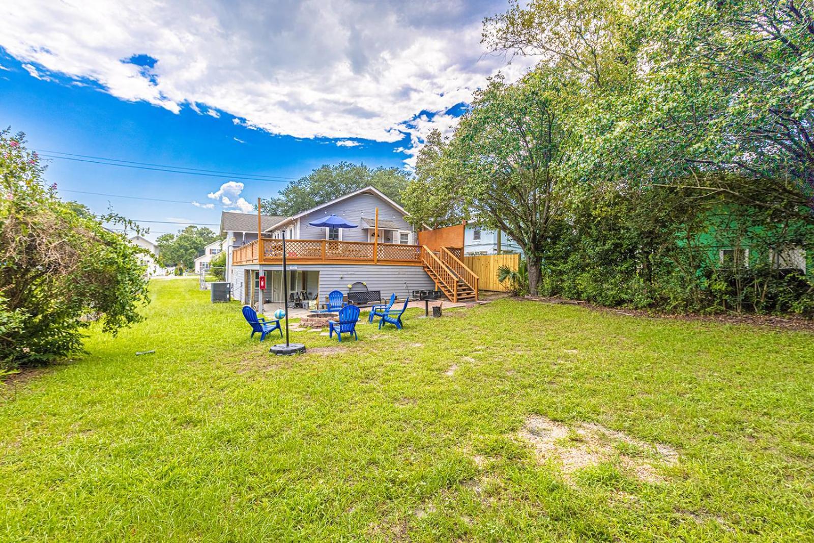 Gorgeous Centrally Located Ocean View 2 King, Huge Private Yard & Deck, Firepit, Bbq, & Game Tables Myrtle Beach Luaran gambar