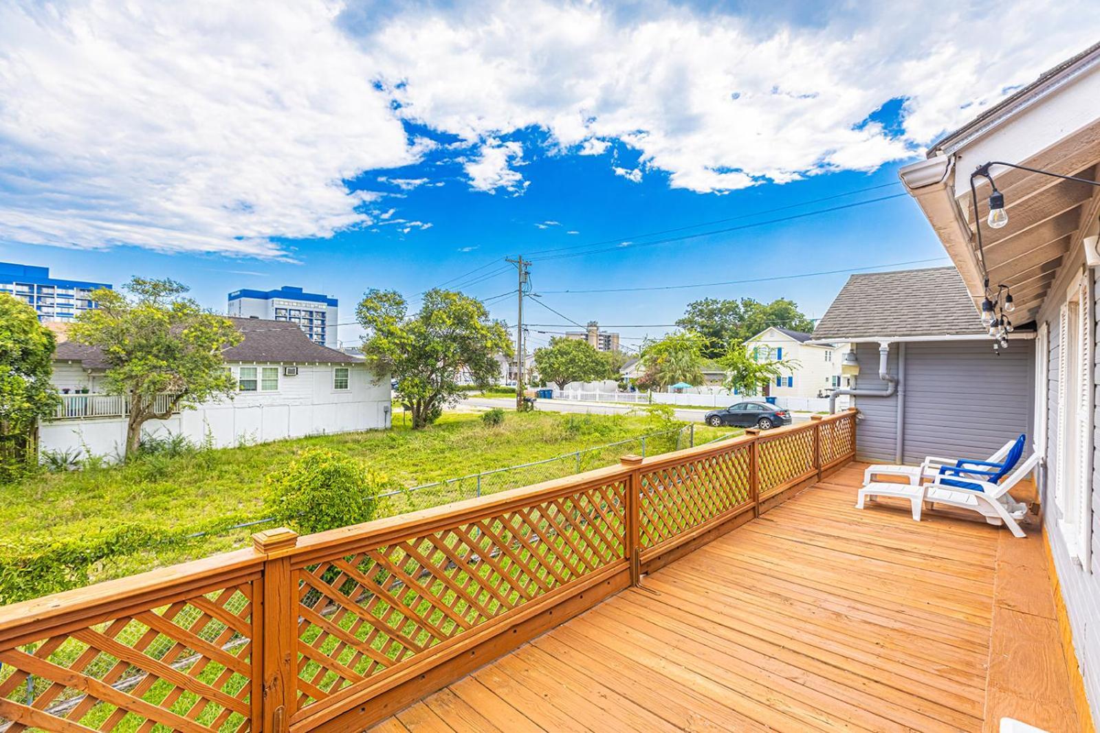 Gorgeous Centrally Located Ocean View 2 King, Huge Private Yard & Deck, Firepit, Bbq, & Game Tables Myrtle Beach Luaran gambar
