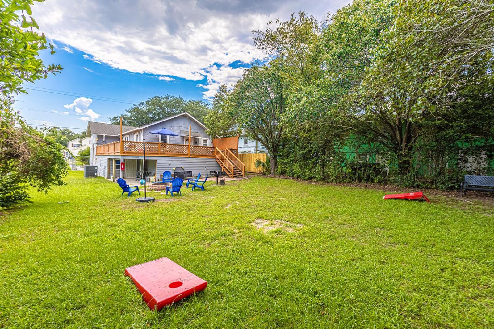 Gorgeous Centrally Located Ocean View 2 King, Huge Private Yard & Deck, Firepit, Bbq, & Game Tables Myrtle Beach Luaran gambar