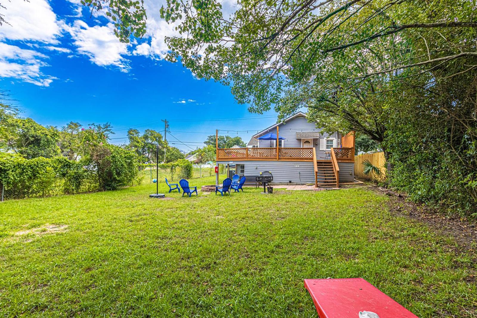 Gorgeous Centrally Located Ocean View 2 King, Huge Private Yard & Deck, Firepit, Bbq, & Game Tables Myrtle Beach Luaran gambar